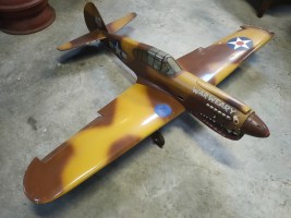 model vliegtuig topflite p-40 warweary (8)